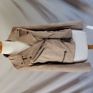 NEW BLANKNYC Faux Suede Moto Jacket